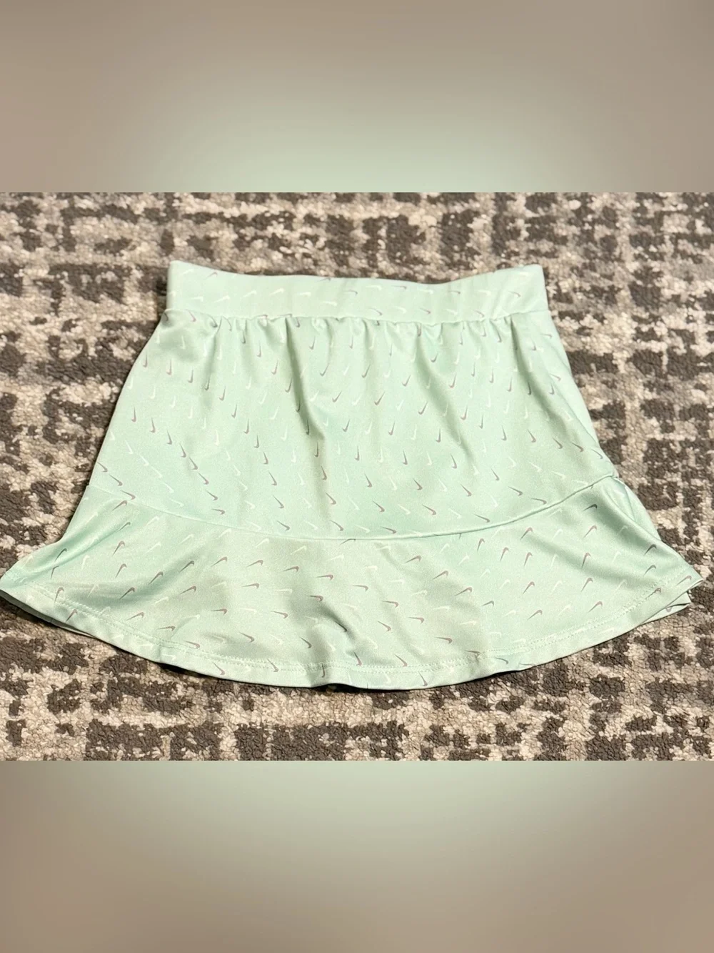 Nike - Little Girl’s Aqua/Mint Skort w/ Purple & White Accents, Size - 6